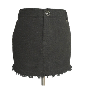 𝅺forever 21 💕Black Nubby Mini Skirt💕